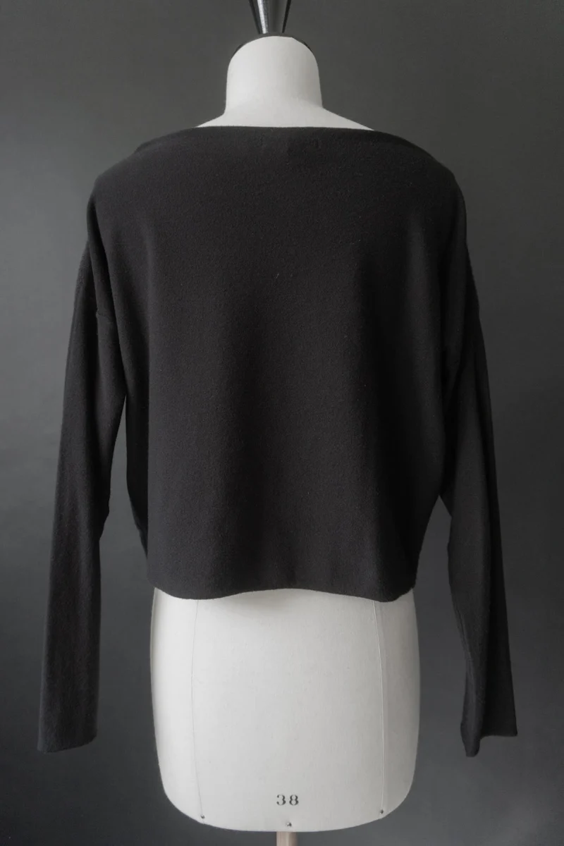 Vintage Pullover, Schwarz Sarah Pacini, M