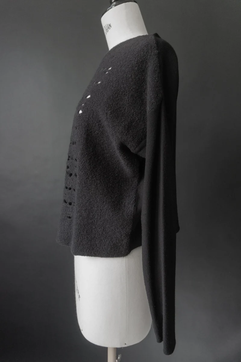 Vintage Pullover, Schwarz Sarah Pacini, M