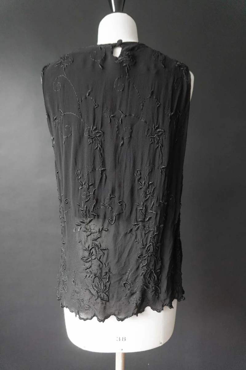 Vintage Top Spitze, S–M