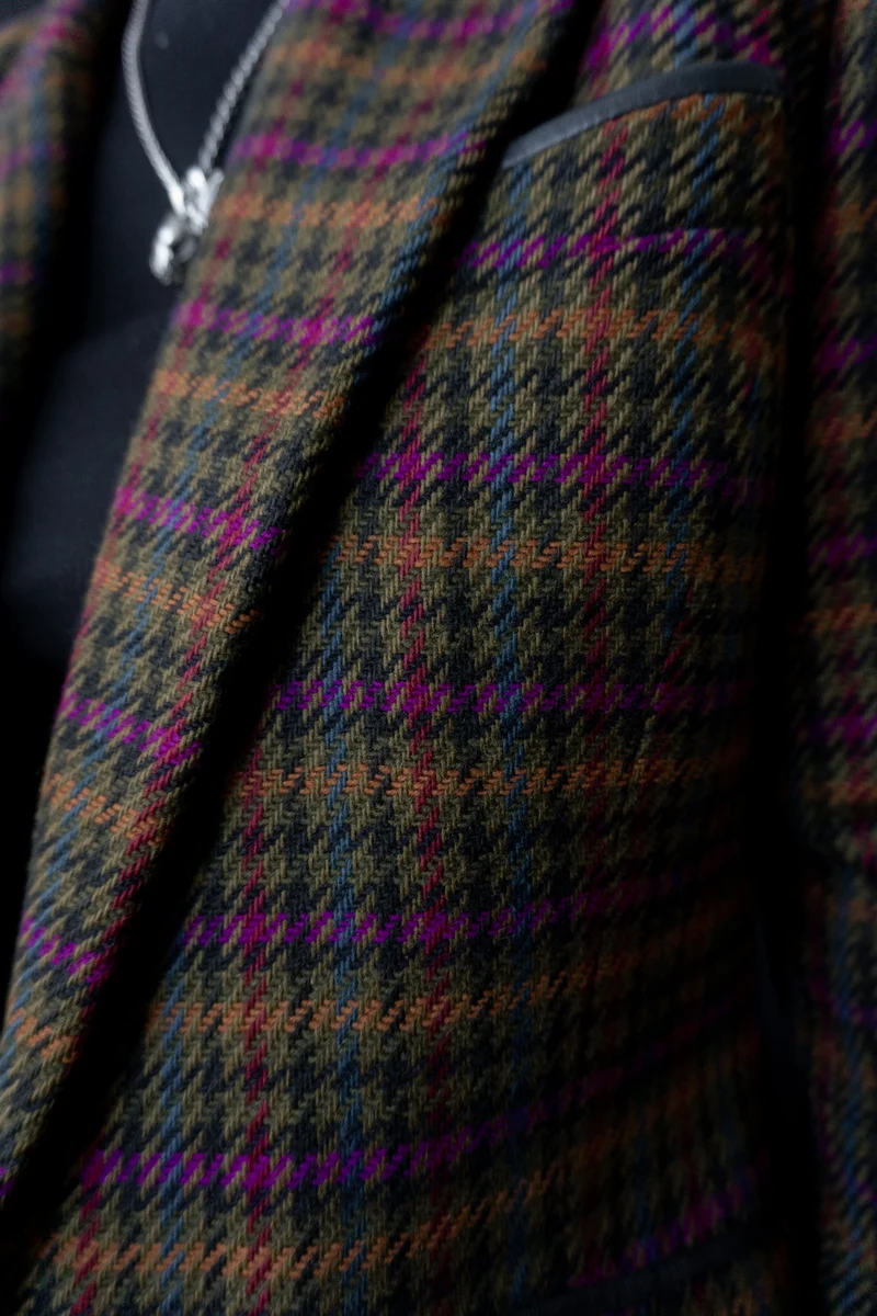 Vintage Hermes Paris Tweed Kostüm, M–L
