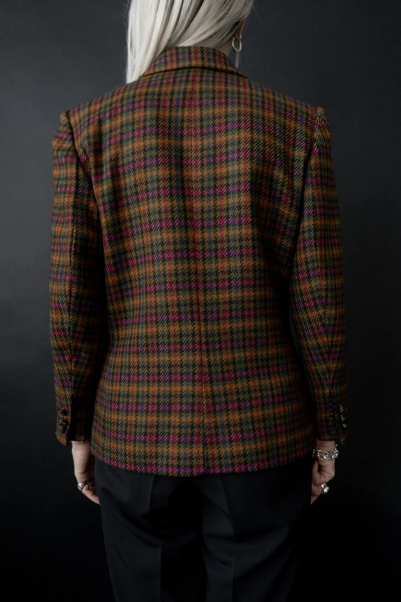 Vintage Hermes Paris Tweed Kostüm, M–L