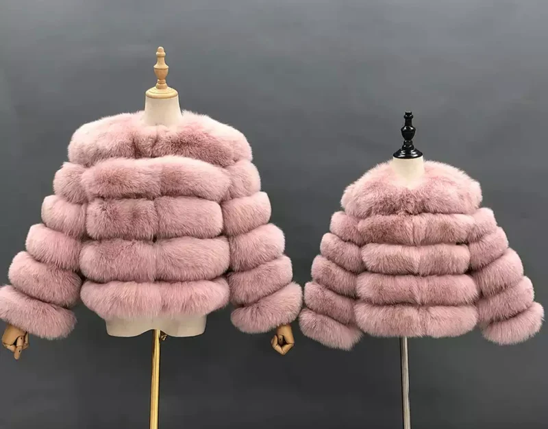 Kids Luxury Laura Jane Paris Fox Fur Coat