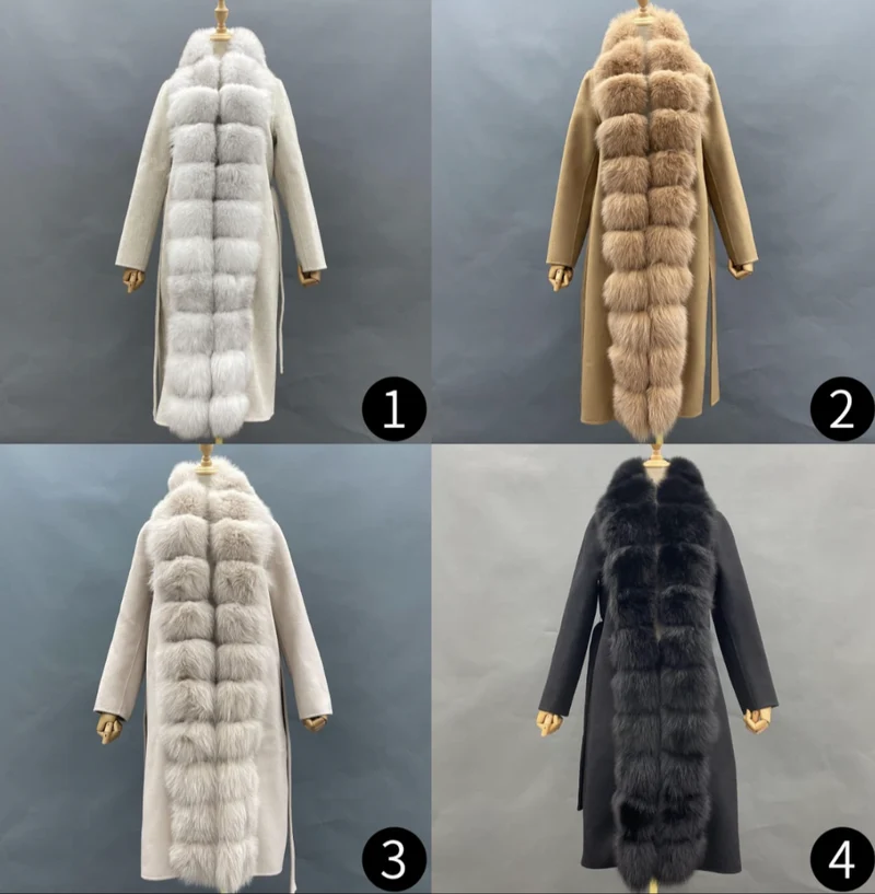 Full Fur Wool Coat