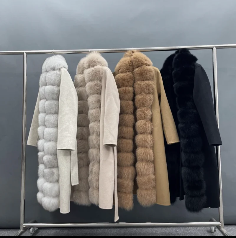 Full Fur Wool Coat