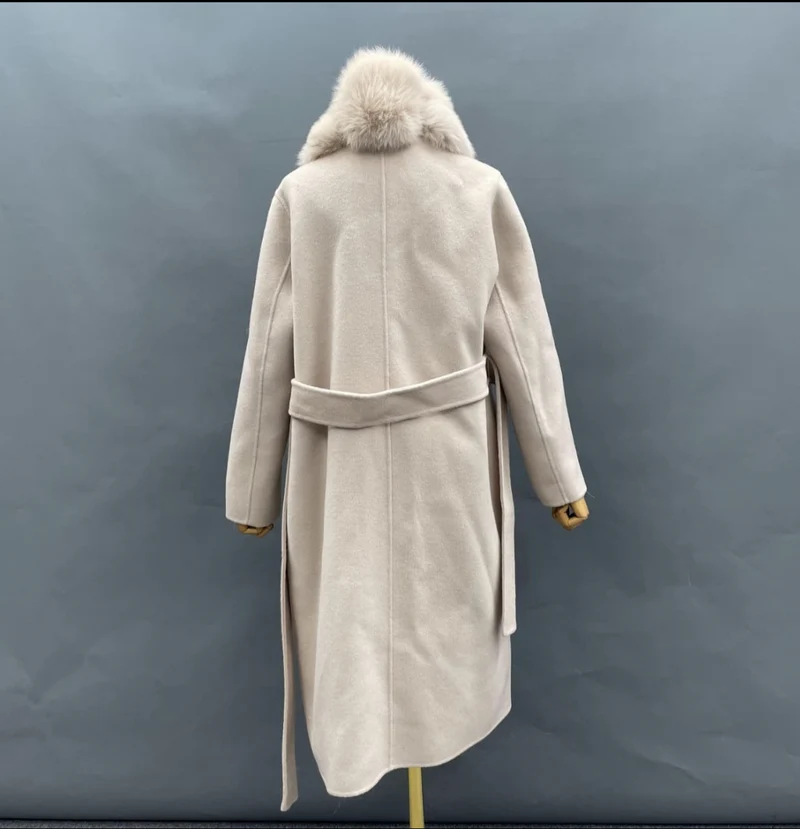 Full Fur Wool Coat