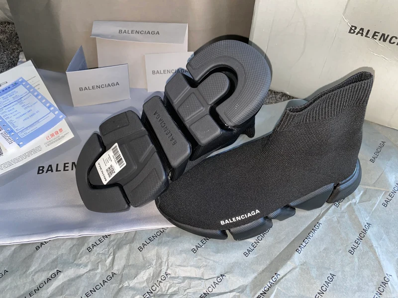 All Black Sock Trainers