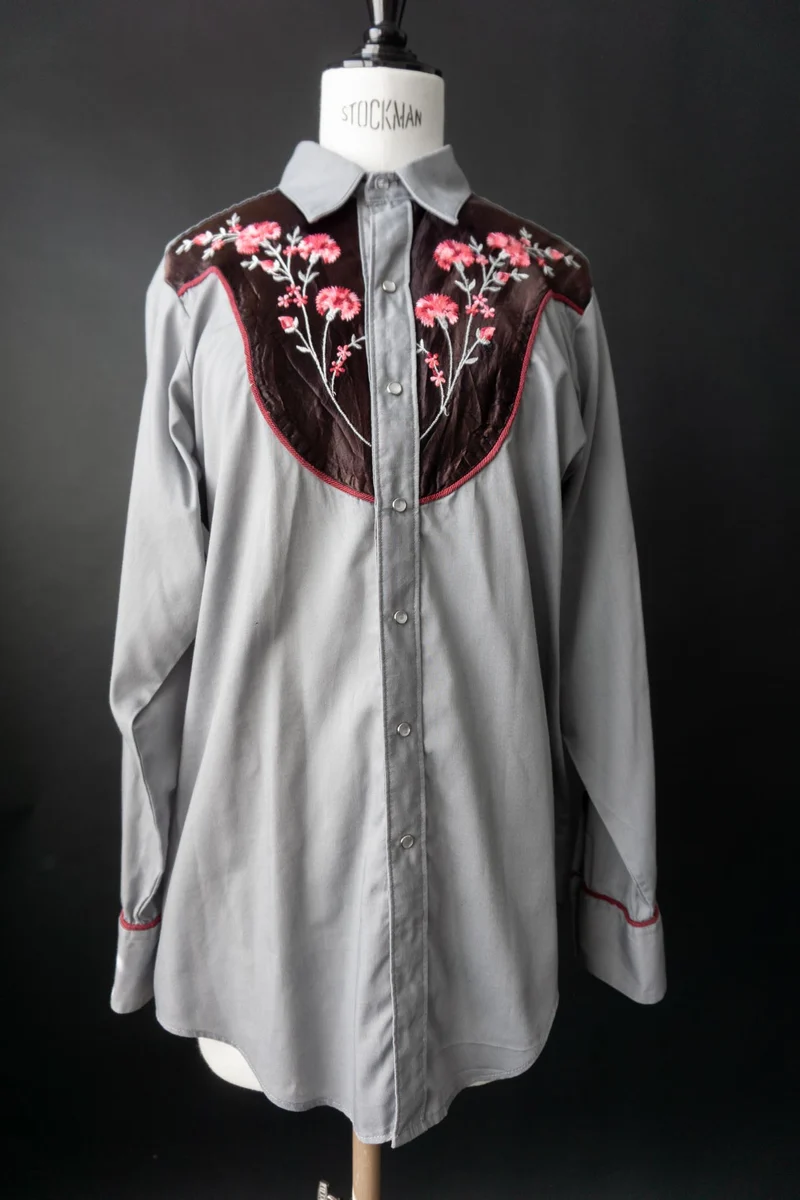 Seltenes Vintage Westernhemd aus den USA – Rockmount Tru-West Ranch Wear