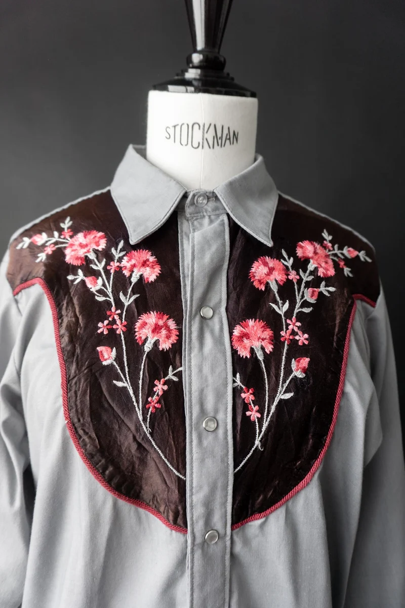 Seltenes Vintage Westernhemd aus den USA – Rockmount Tru-West Ranch Wear