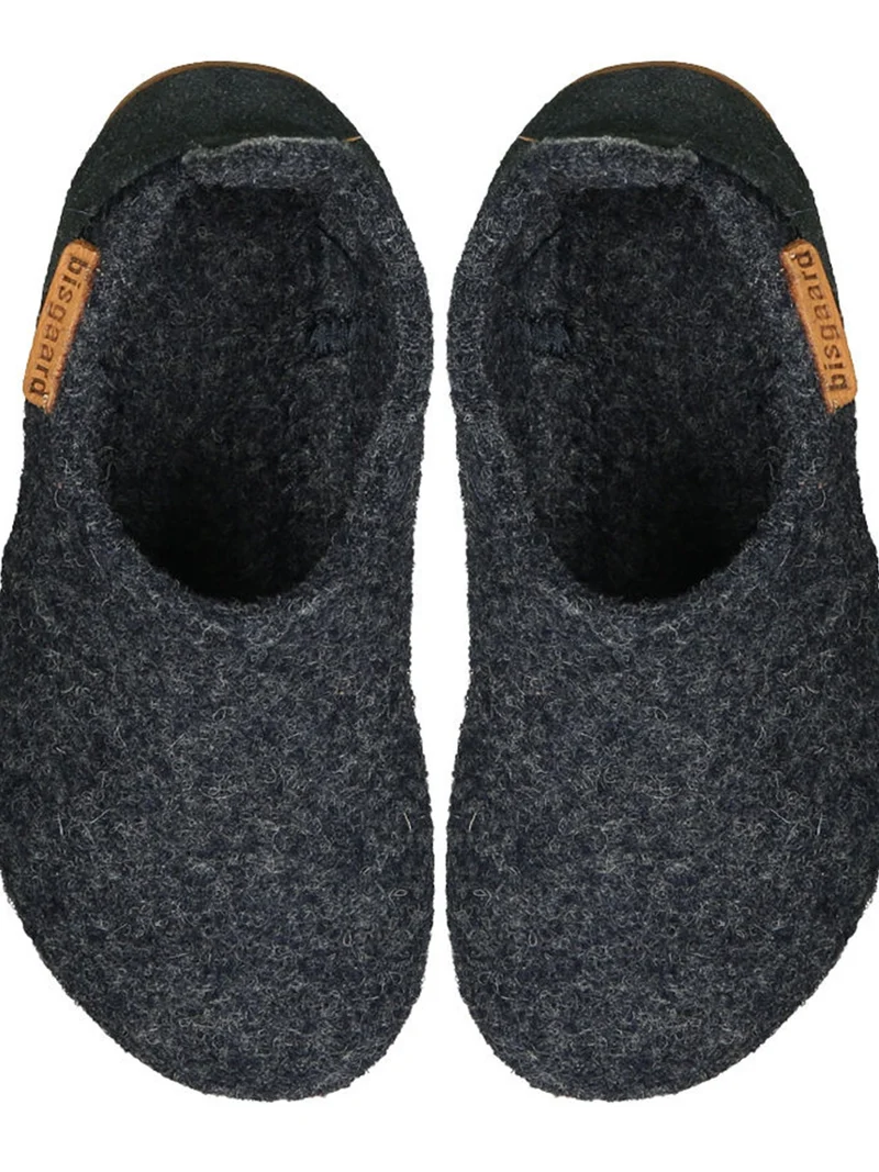 Hausschuhe Wool Basic Marineblau