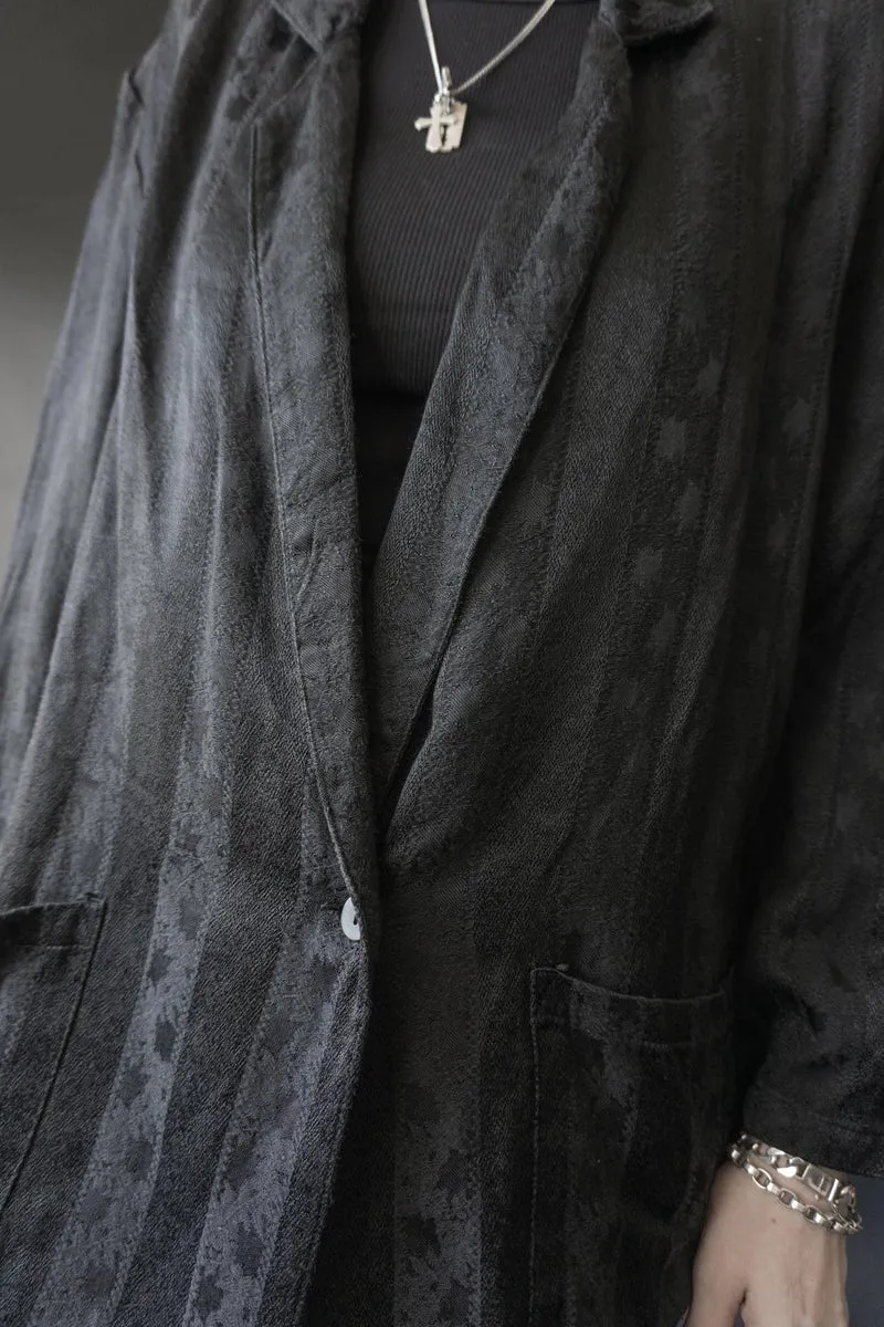 Vintage Oversized Blazer, Schwarz, S–M