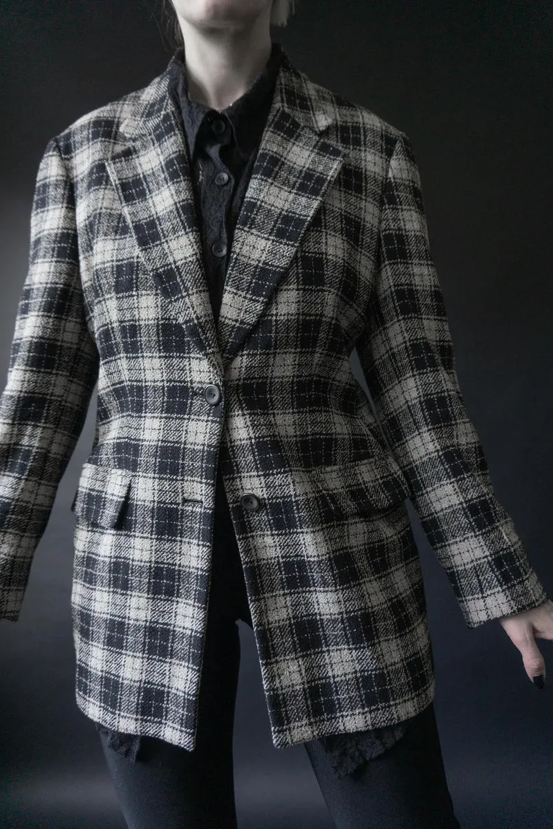Vintage Les Copains Blazer, kariert, S–M