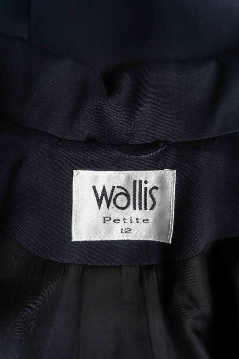 Vintage Wallis Trenchcoat, Navy, S–M