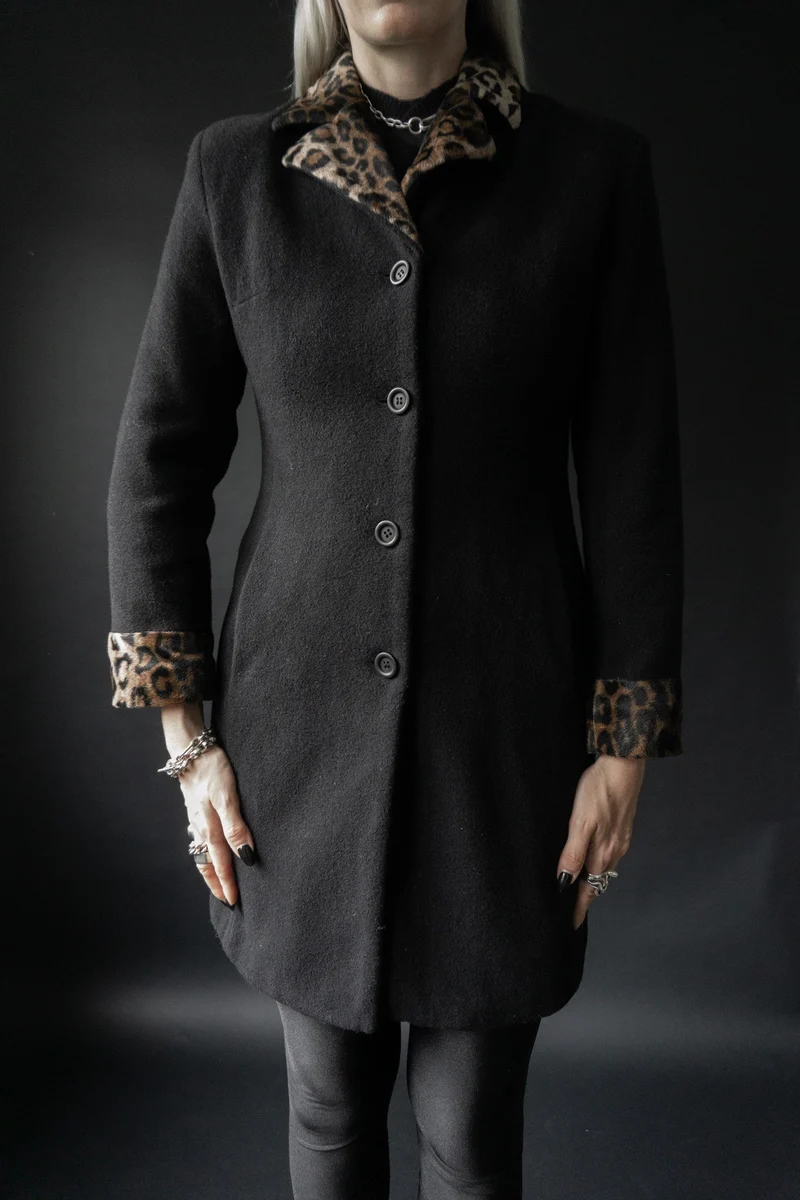 Wollmantel Leopard, XS–S