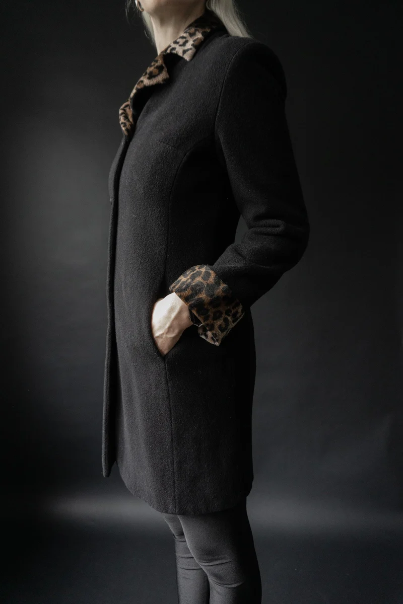 Wollmantel Leopard, XS–S