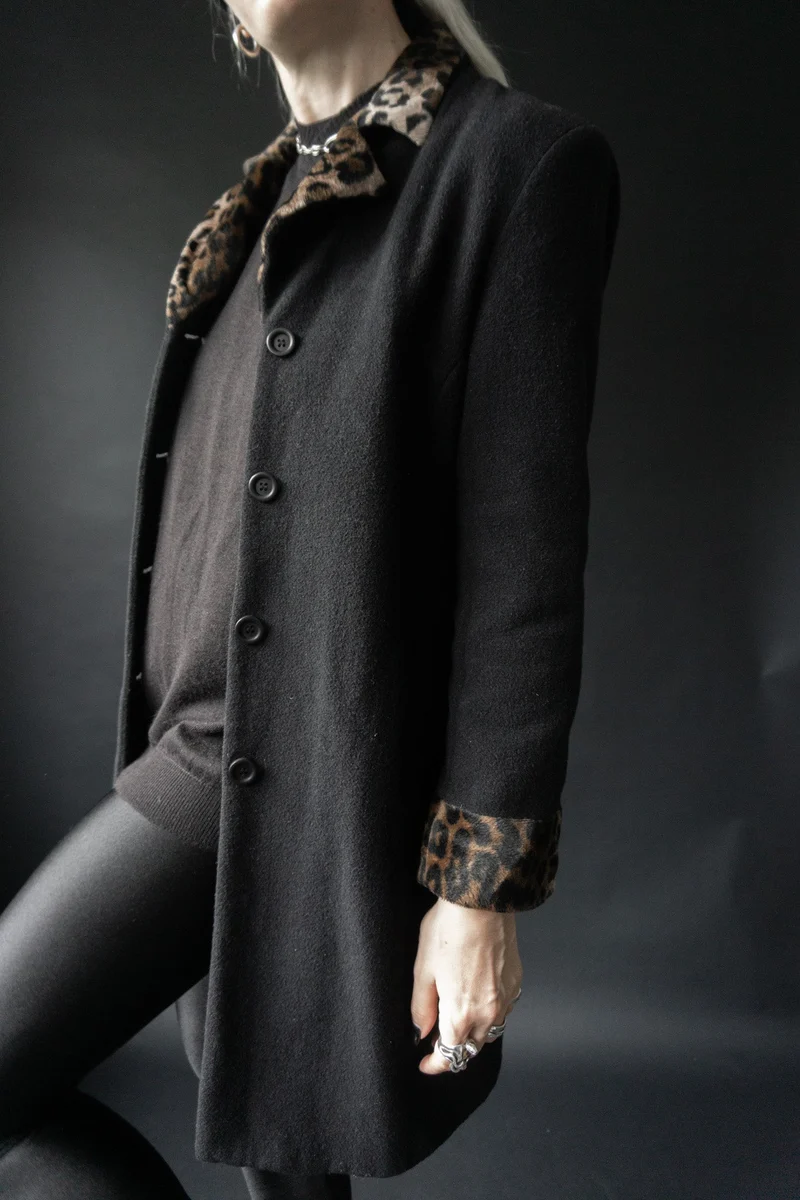 Wollmantel Leopard, XS–S