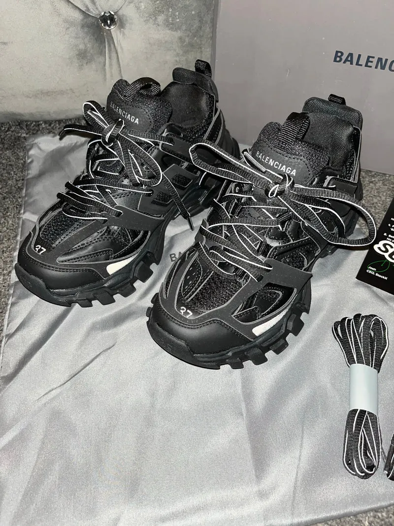 Black Track Trainers