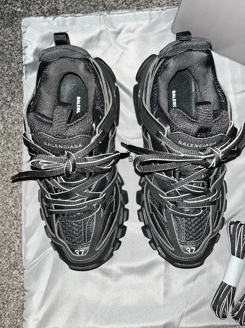 Black Track Trainers