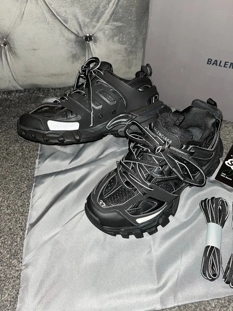 Black Track Trainers