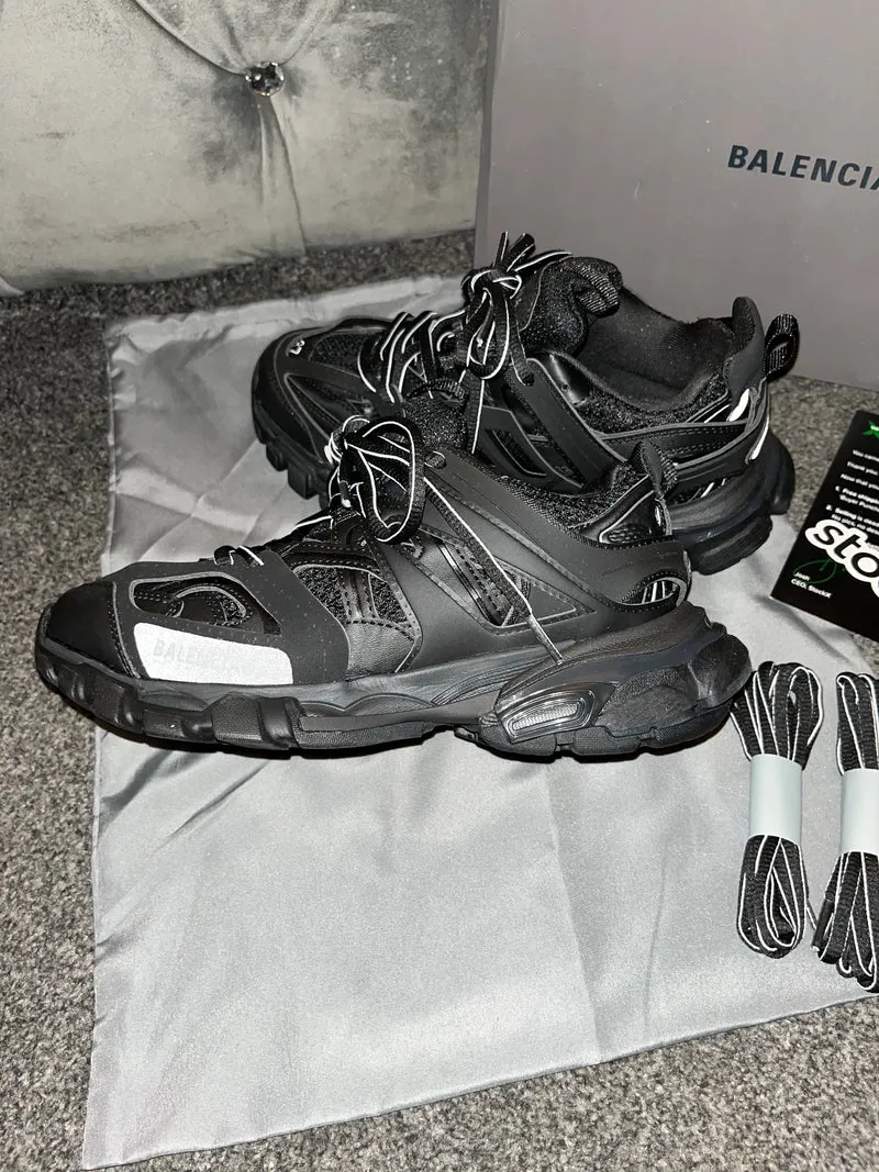 Black Track Trainers
