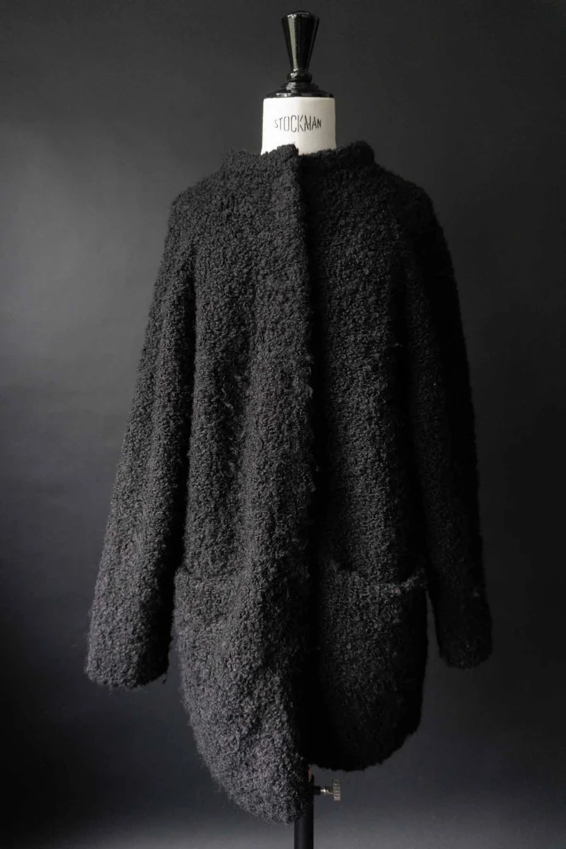 Oversized Strickjacke Wolle, M–XL