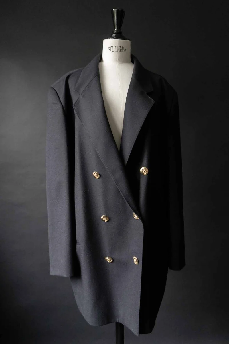 Vintage Blazer maritim, L–XL