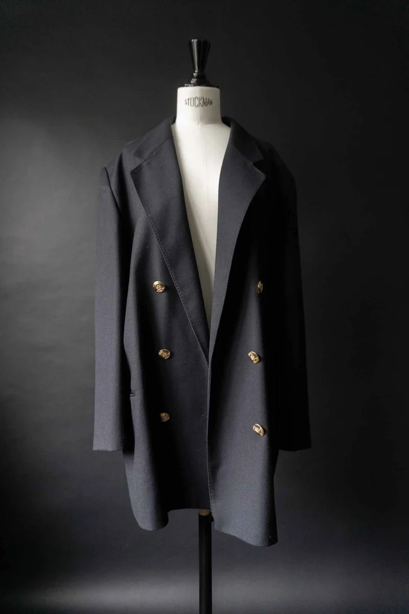 Vintage Blazer maritim, L–XL