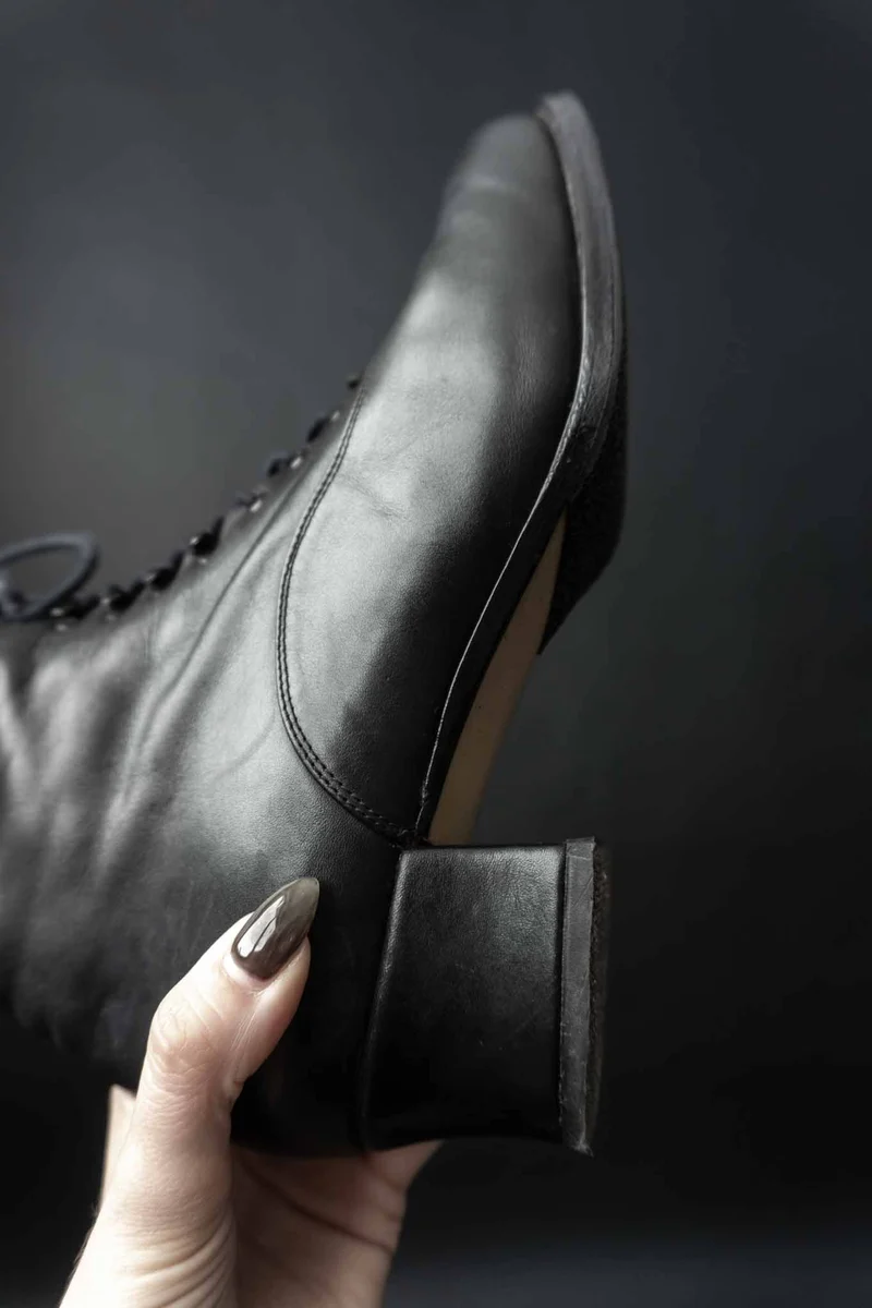 Vintage Boots, edwardian Style, 40