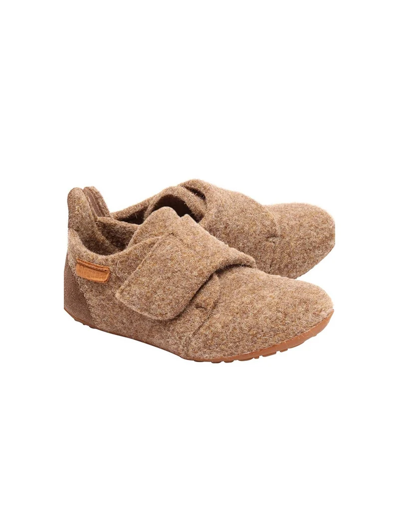 Hausschuhe Casual Wool Camel