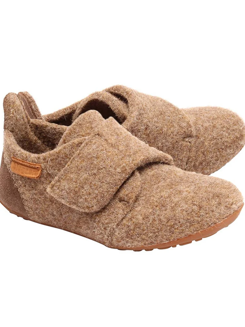 Hausschuhe Casual Wool Camel