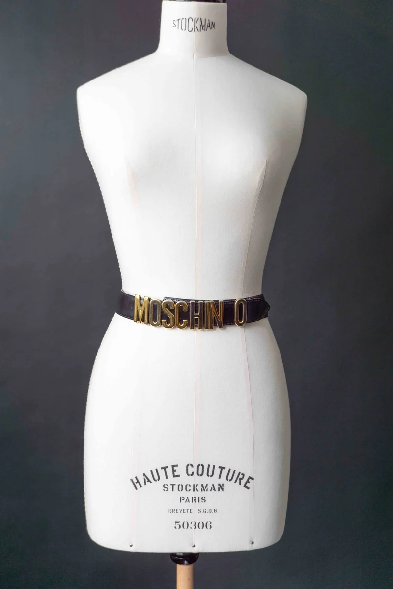 Vintage Moschino 80s Gürtel, M-L