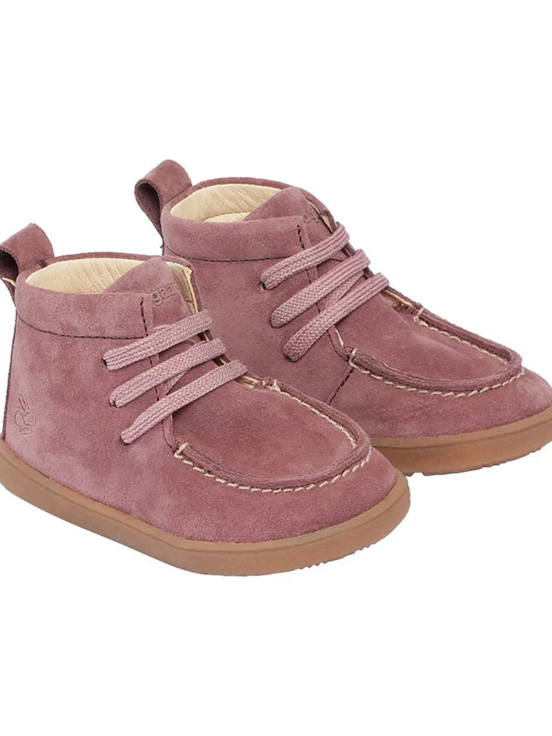 Stiefeletten Mocca Flieder