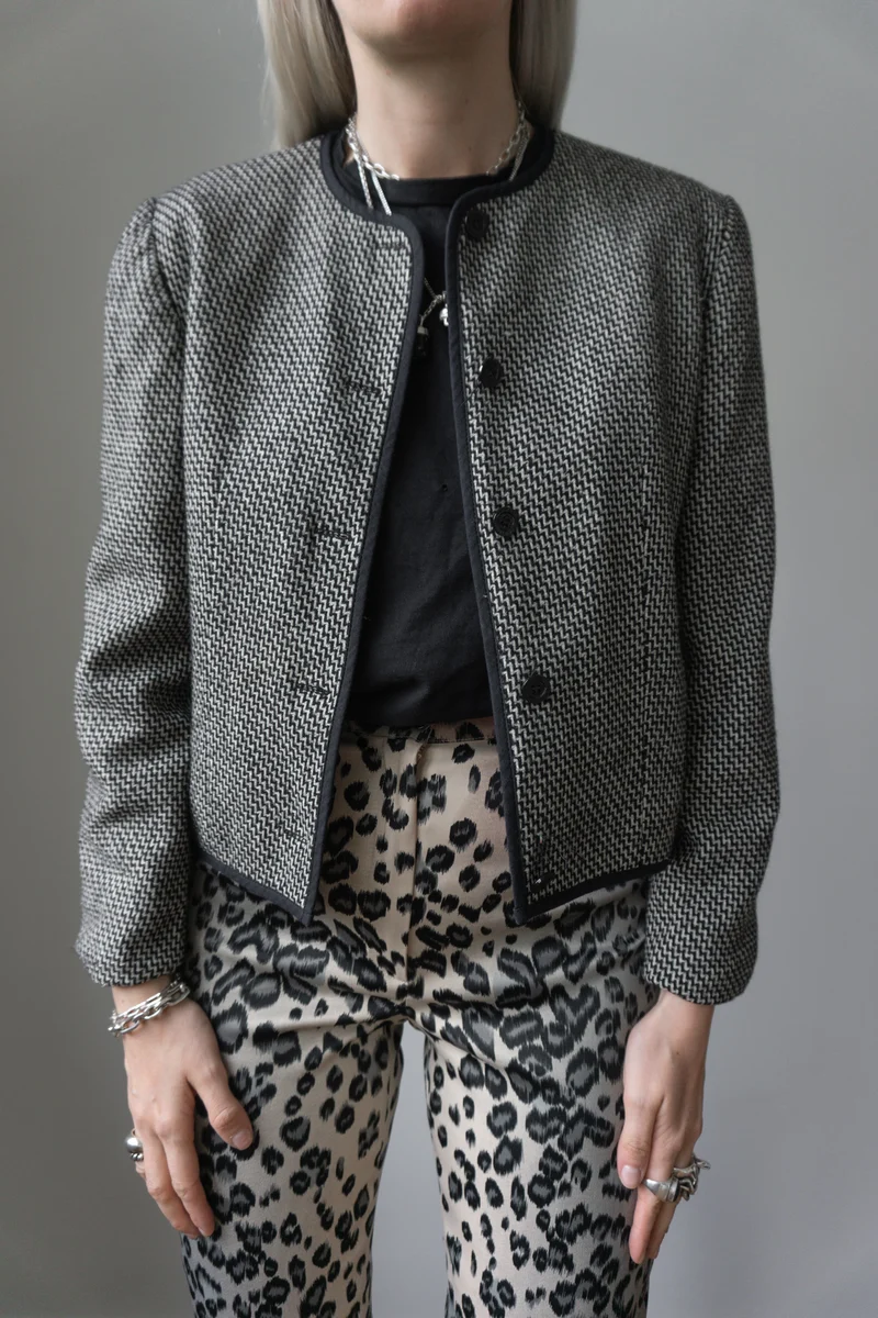 Blazer, cropped, XS-M