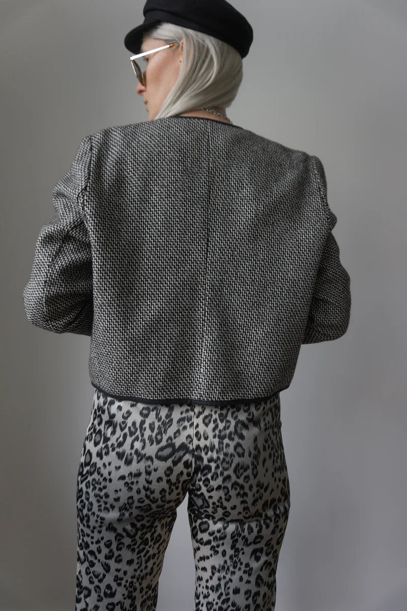 Blazer, cropped, XS-M