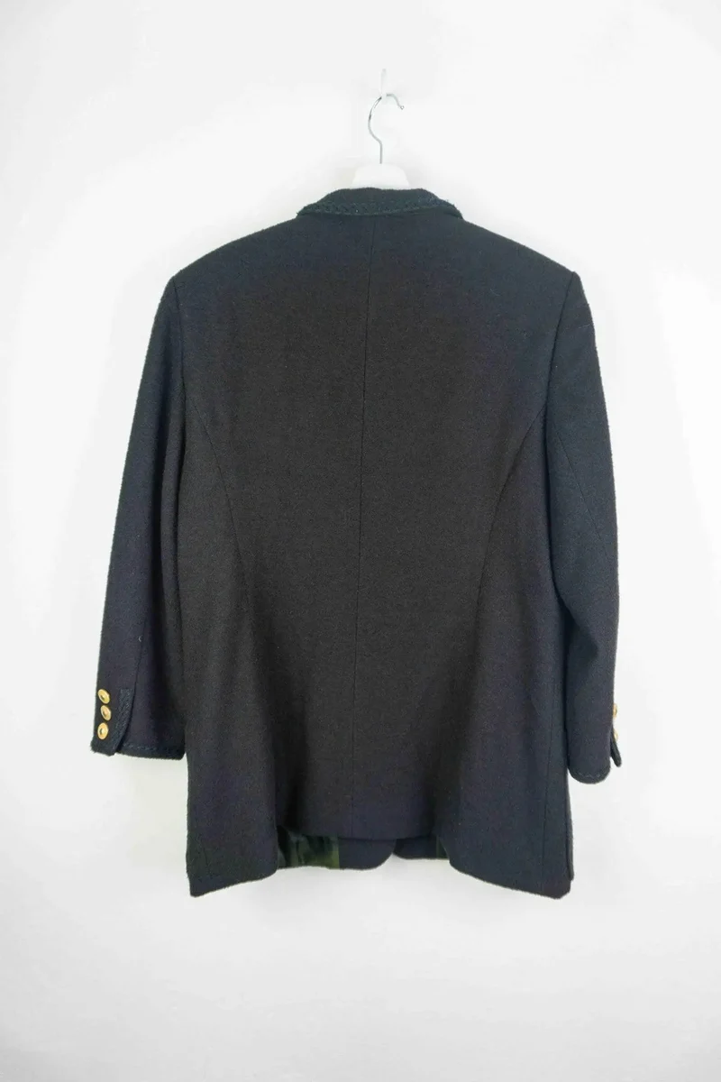 Blazer Boucle Schwarz