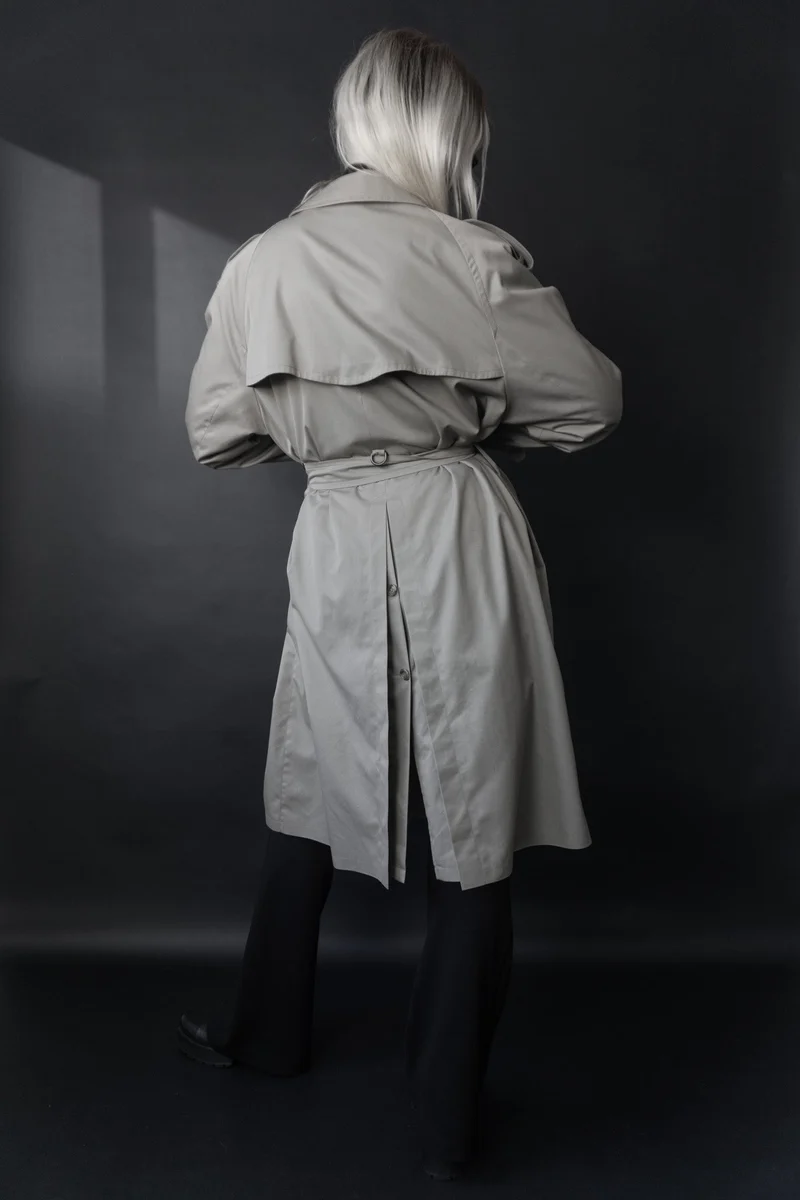 80s Trenchcoat Beige, M–L
