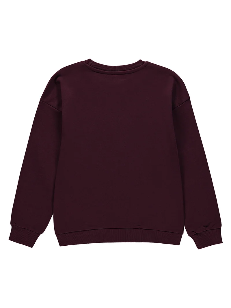 Sweatshirt Bordeauxrot