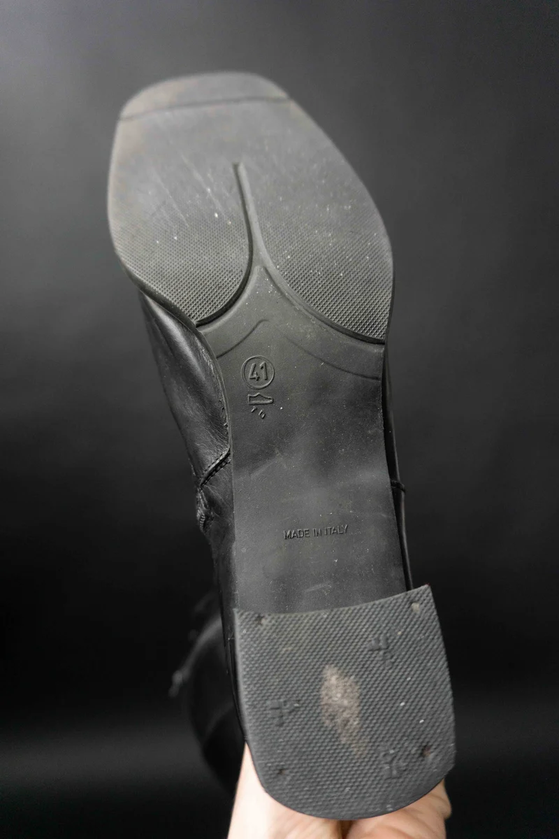 Vintage Hexenboots, Leder, 41