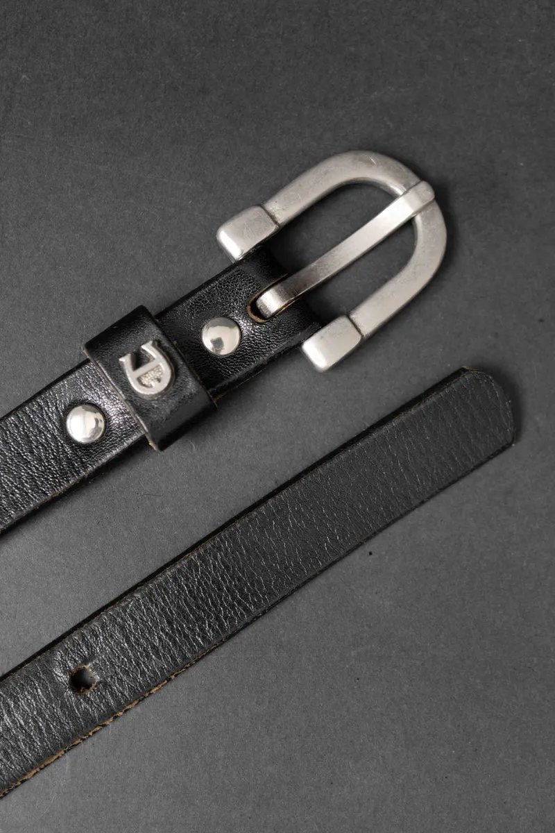 Vintage Aigner Gürtel Schwarz. S–M