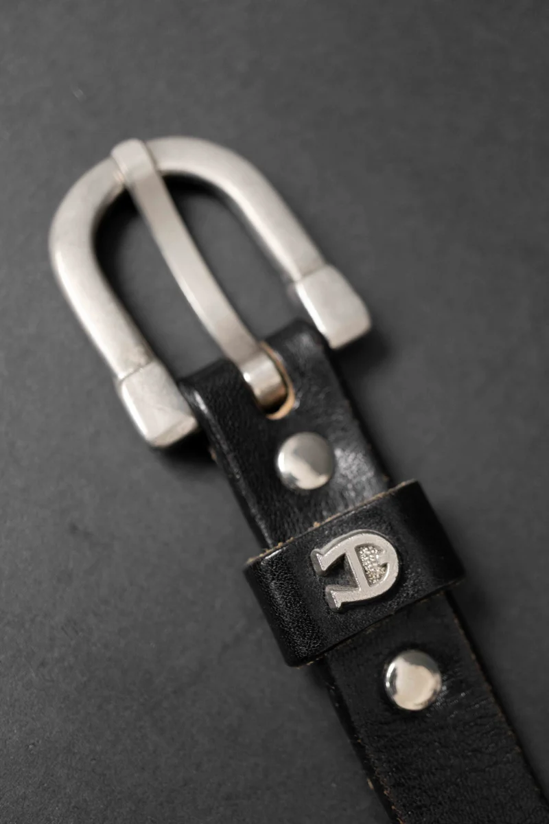 Vintage Aigner Gürtel Schwarz. S–M