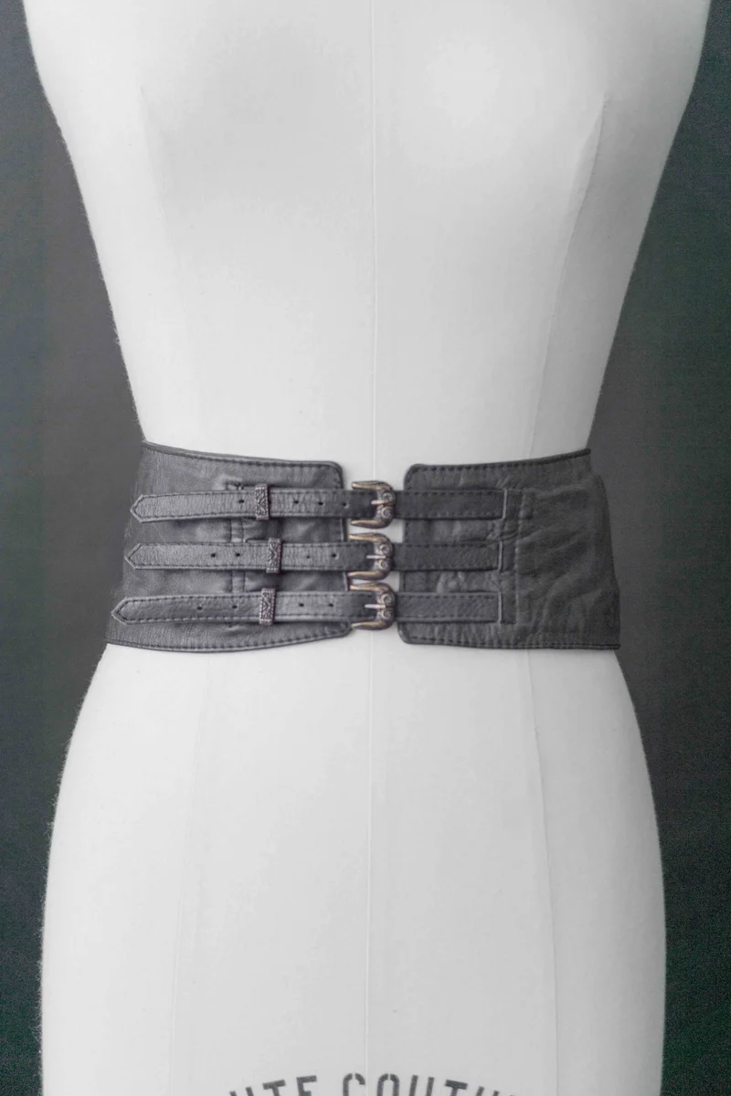 Vintage Taillengürtel Geheimfächern, XS–S
