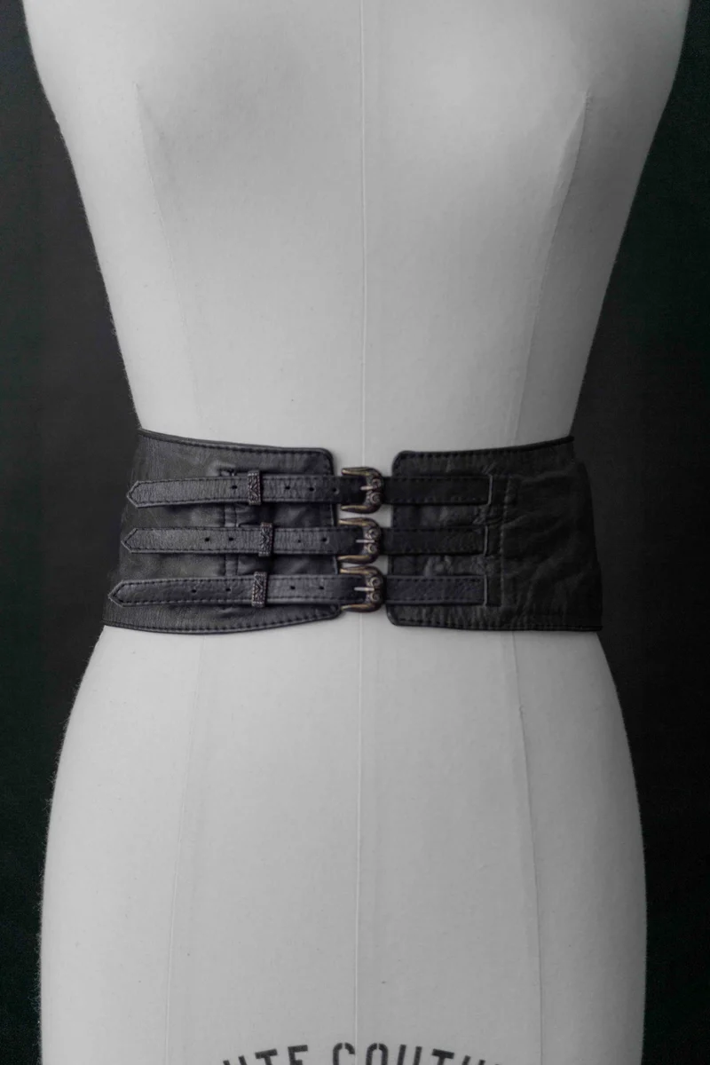 Vintage Taillengürtel Geheimfächern, XS–S