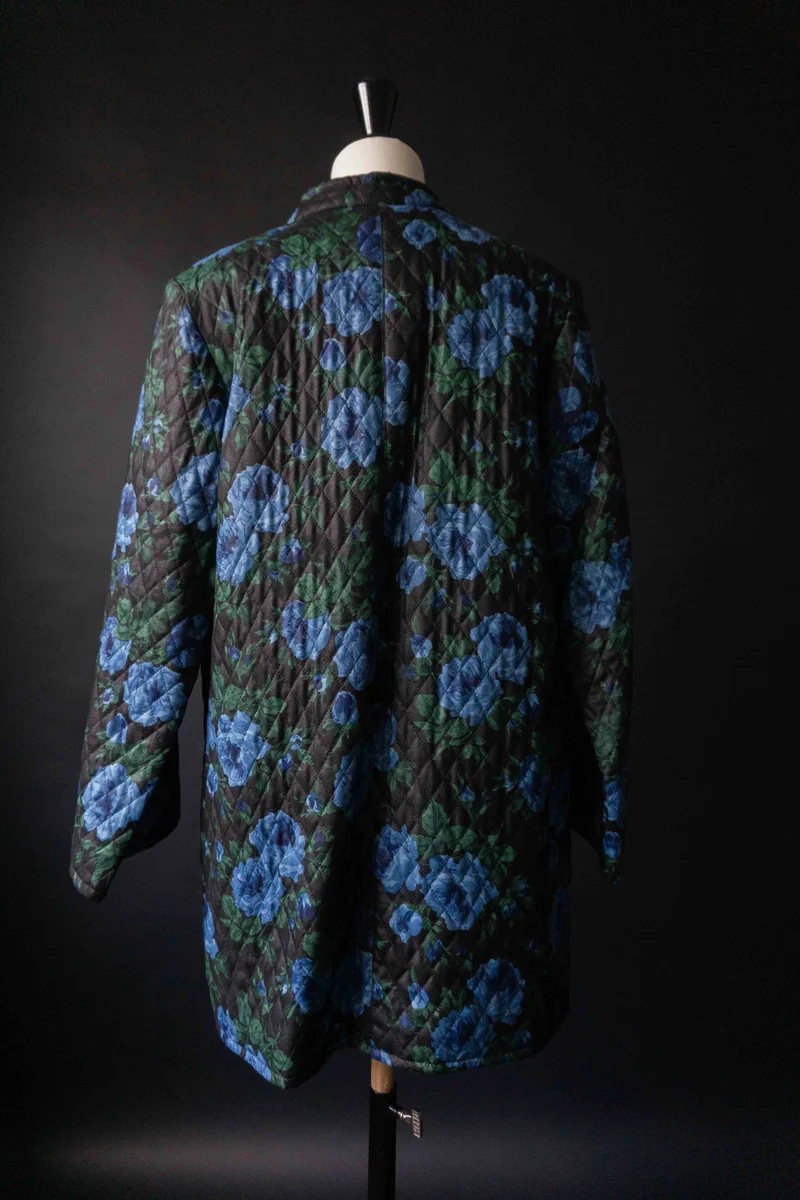 Vintage YSL Blazer, Blumenmuster, 80s