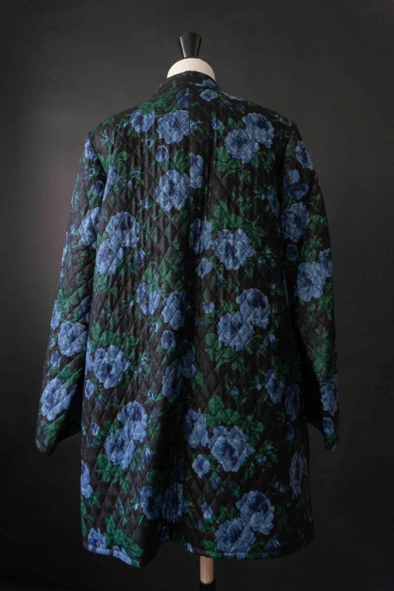 Vintage YSL Blazer, Blumenmuster, 80s