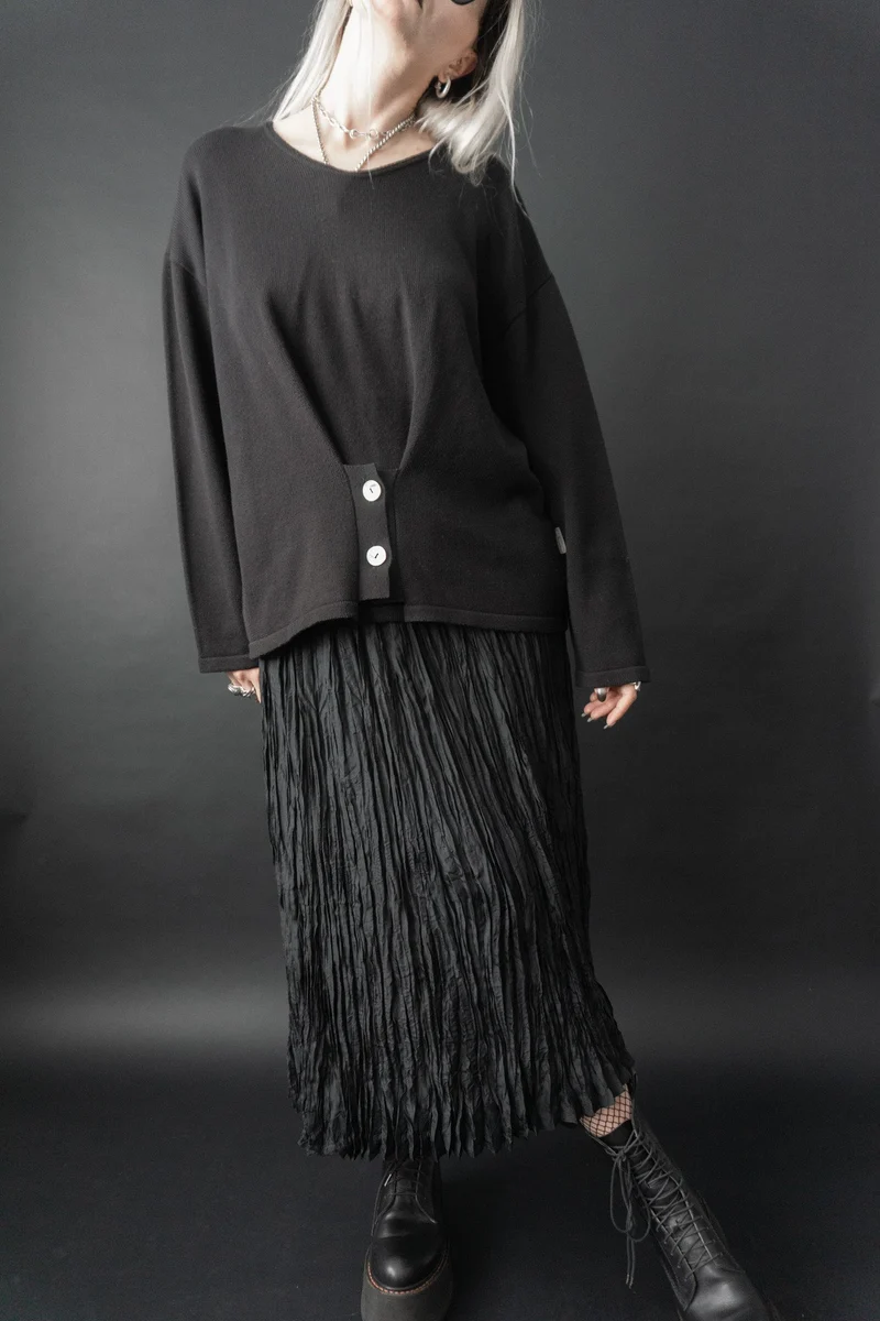 Avantgarde Pullover, Schwarz, M–XL