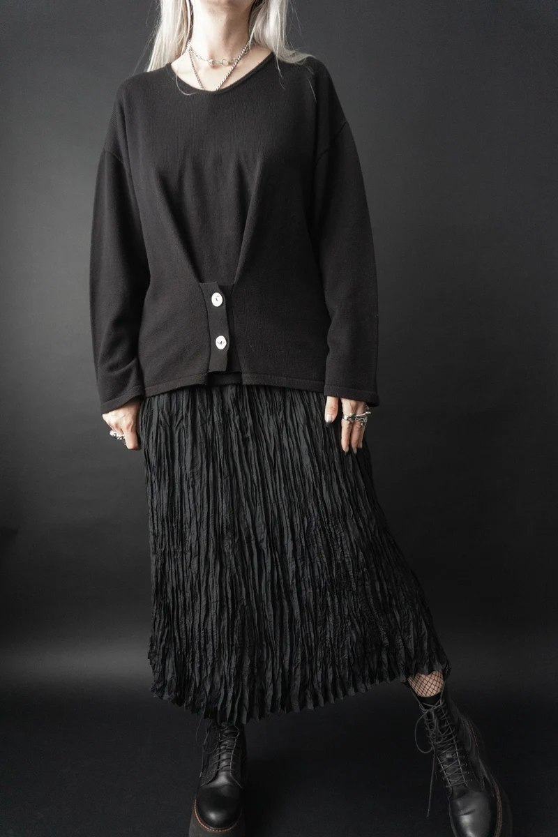 Avantgarde Pullover, Schwarz, M–XL