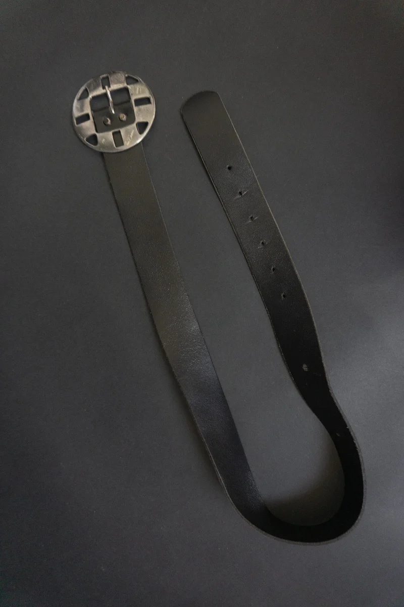 Gürtel Leder Schwarz, S–M