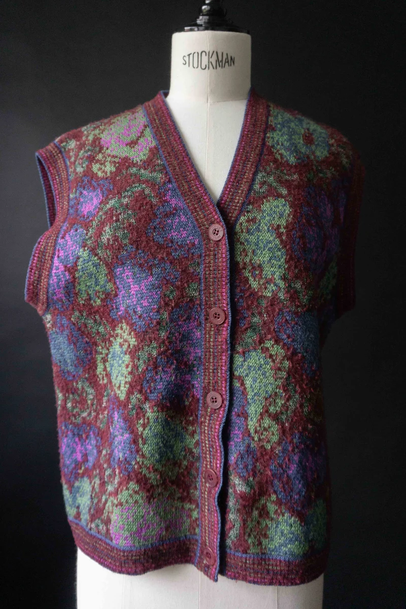 Vintage Missoni Strickweste, S–M