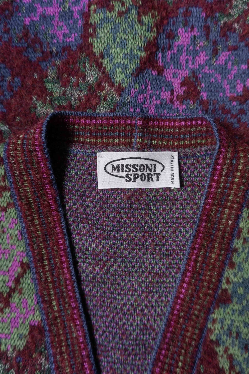 Vintage Missoni Strickweste, S–M