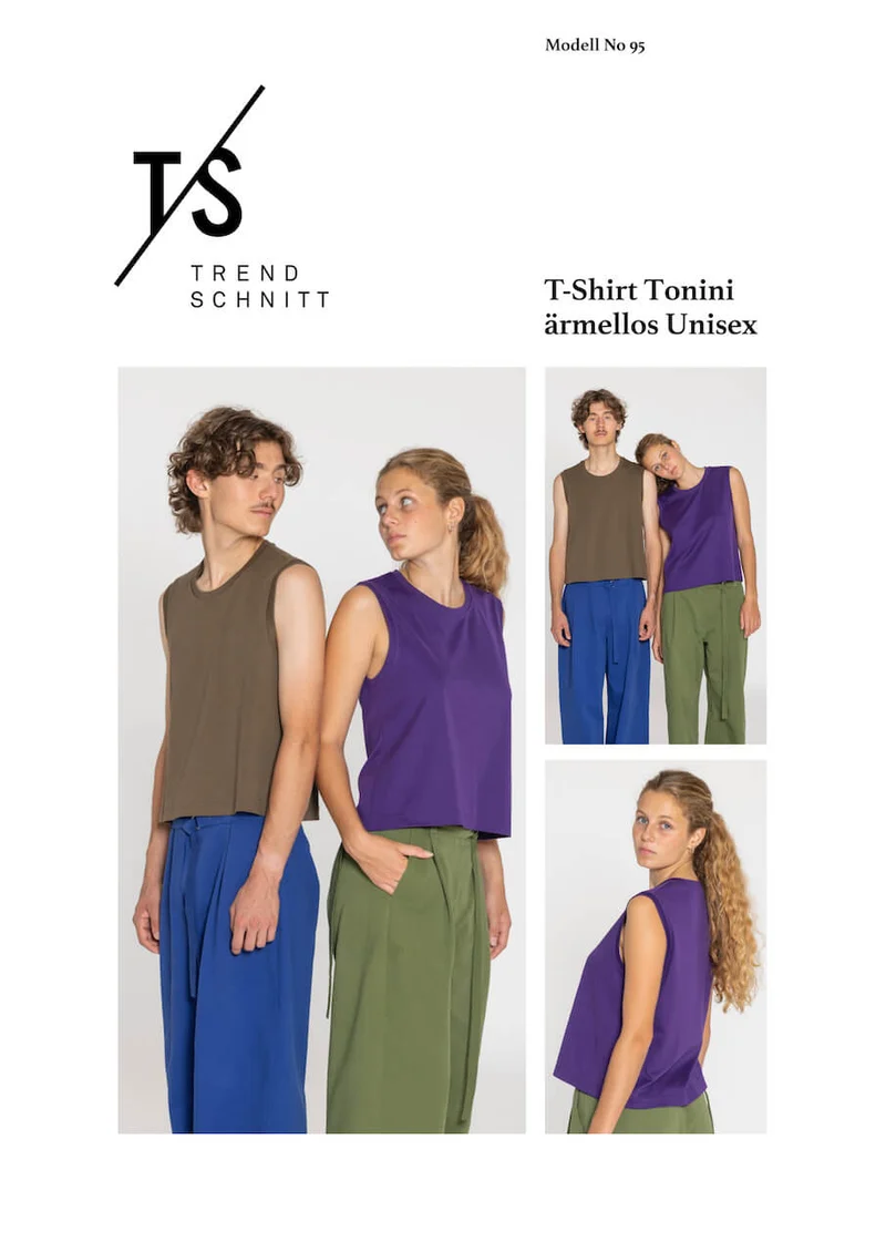 No95 T-Shirt Tonini ärmellos unisex