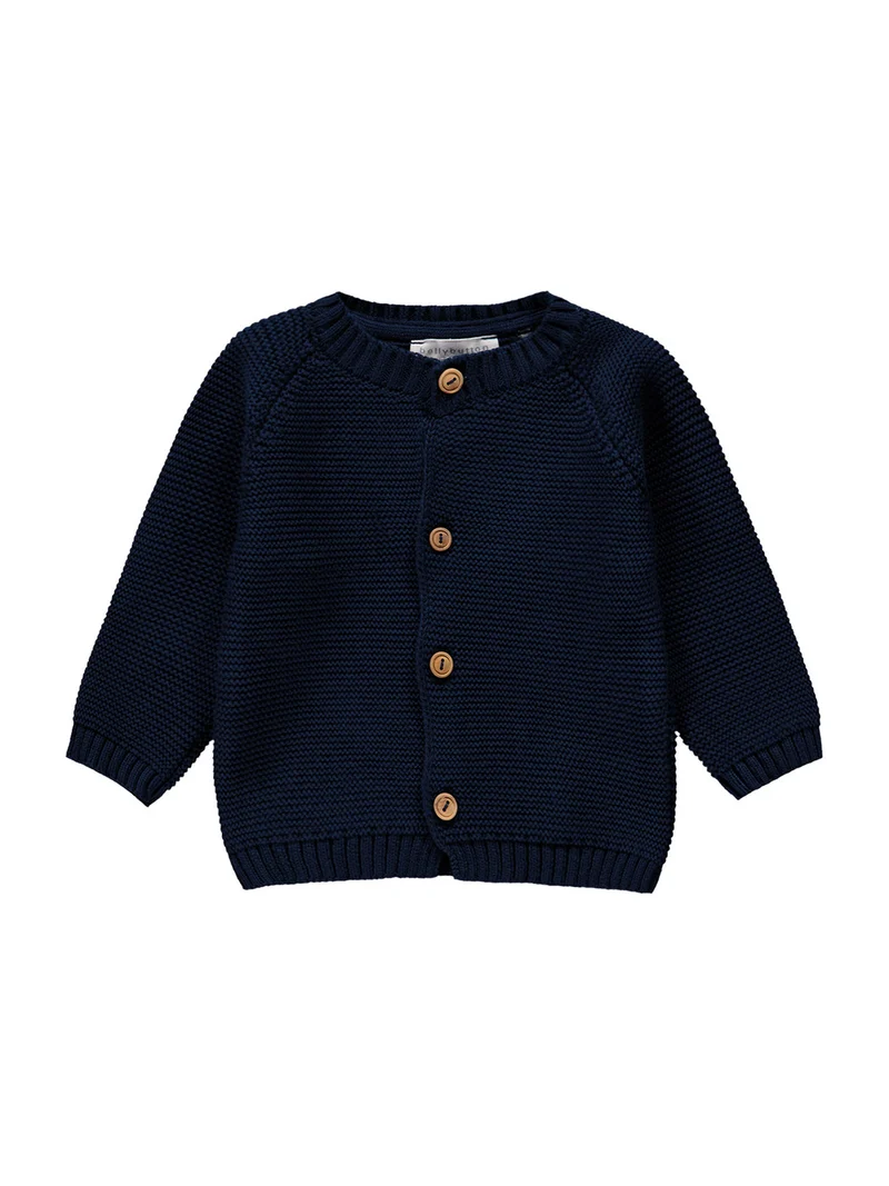 Strickjacke Blau